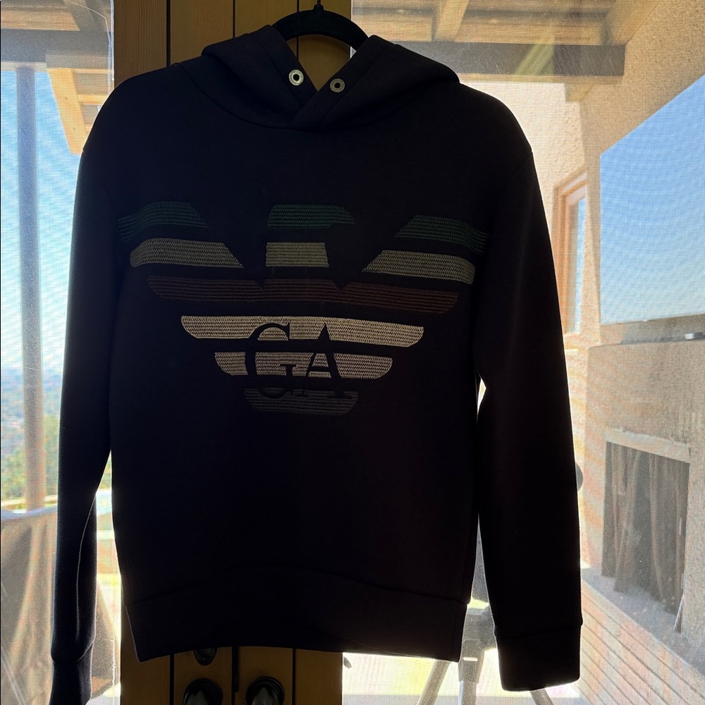 Emporio Armani Navy Hoodie